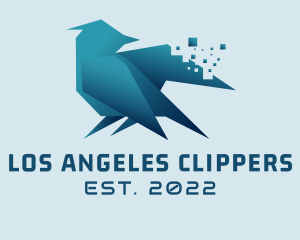 Developer - Glitch Tech Bird logo design