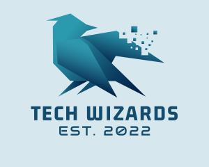 Gadgets - Glitch Tech Bird logo design