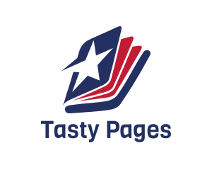 Star Book Pages logo design