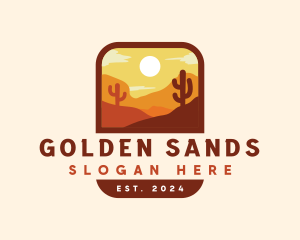 Dune Desert Cactus logo design