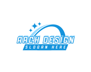 Arch - Retro Sparkling Arch logo design