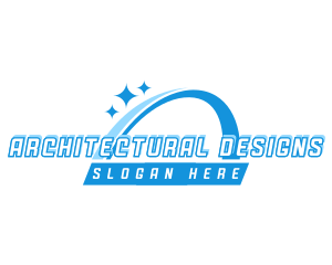 Arch - Retro Sparkling Arch logo design