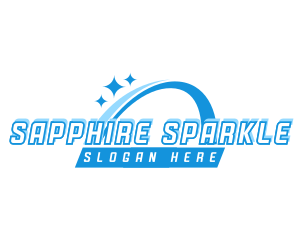 Retro Sparkling Arch logo design