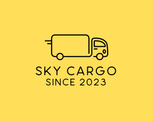 Fast Cargo Truck logo design