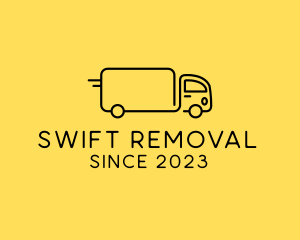 Removal - Fast Cargo Truck logo design