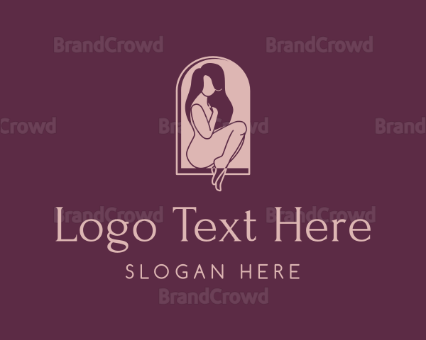 Nude Woman Lingerie Logo