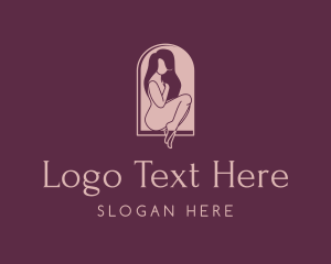 Apparel - Nude Woman Lingerie logo design