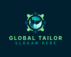 Global Organization Charity logo design