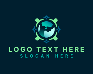 Support - Global Organization Charity logo design