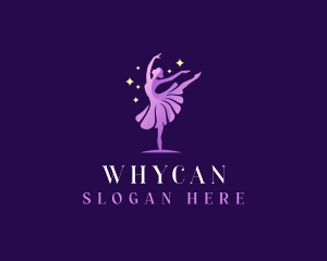 Dance - Performer Female Ballerina logo design