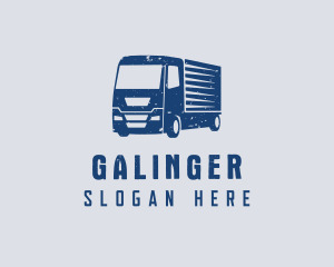 Truck - Freight Cargo Trucker logo design