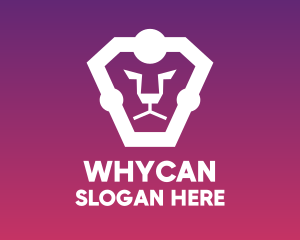 Industrial Hexagon Lion Logo