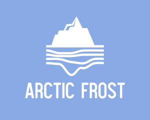 Polar Arctic Iceberg logo design