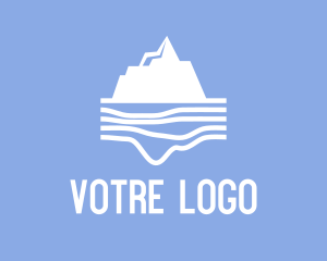 Winter - Polar Arctic Iceberg logo design