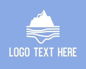 Mountain Top - Polar Arctic Iceberg logo design