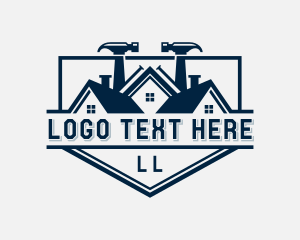 Remodeling - Hammer Construction Tools logo design