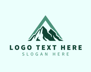 Explore - Triangle Mountain Highlands logo design