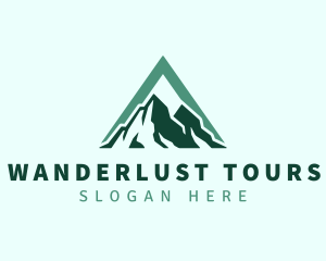 Triangle Mountain Highlands logo design