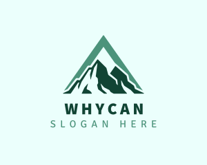 Traveler - Triangle Mountain Highlands logo design