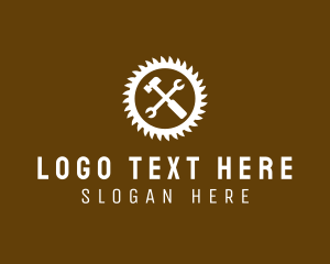 Technician - Carpentry Hardware Tools logo design