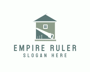 Ruler - Home Construction Tools logo design
