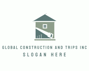 Home Construction Tools logo design