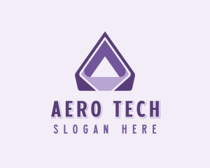 Tech Company Letter A logo design