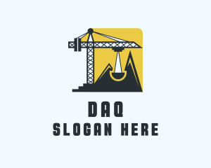 Crane Equipment  Construction  Logo