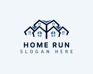 Home Roof Builder logo design