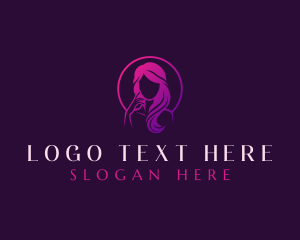 Relaxing - Beauty Woman Spa logo design