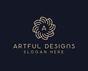 Upscale Floral Boutique logo design