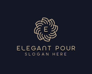 Upscale Floral Boutique logo design