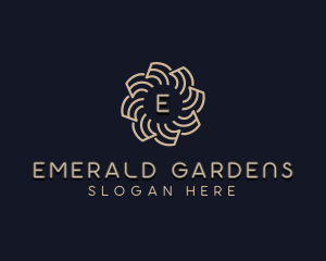 Upscale Floral Boutique logo design