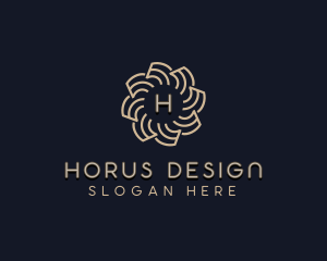 Upscale Floral Boutique logo design