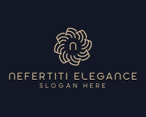 Upscale Floral Boutique logo design