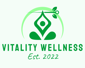 Wellness Yoga Acupuncture  logo design