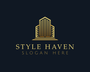 Hostel - Premium Property Developer logo design