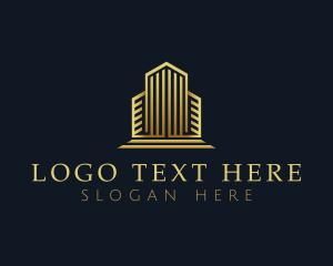 Hostel - Premium Property Developer logo design