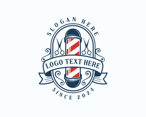 Hairstyling - Grooming Barber Hairstylist logo design