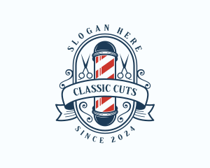 Grooming Barber Hairstylist logo design