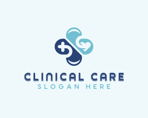 Clinic Medic Cross logo design