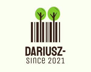 Forest - Forest Tree Barcode logo design