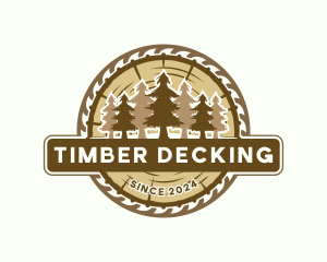 Forest Timber Sawmill logo design