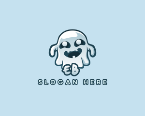 Scary Ghost Mascot Logo