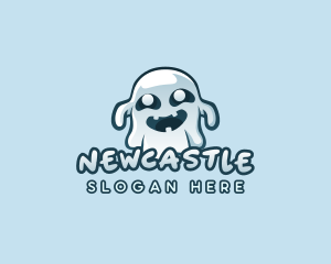 Scary Ghost Mascot Logo