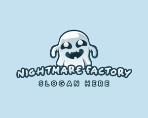 Scary Ghost Mascot logo design