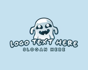 Scary Ghost Mascot Logo