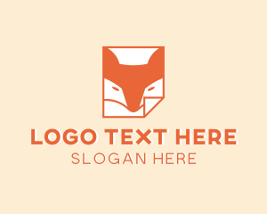 Wildlife - Fox Veterinary Document logo design