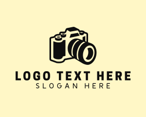Vlogger - Classic Camera Photoshoot logo design
