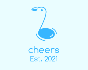 Audio - Blue Bird Note logo design